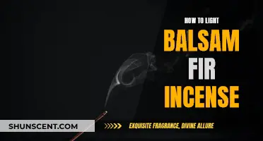 Lighting Balsam Fir Incense: A Step-by-Step Guide