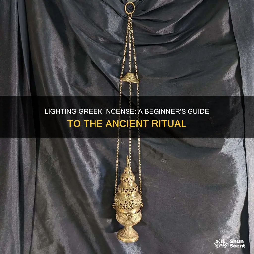 how to light greek incense