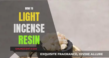 Lighting Incense Resin: A Beginner's Guide to Getting Started