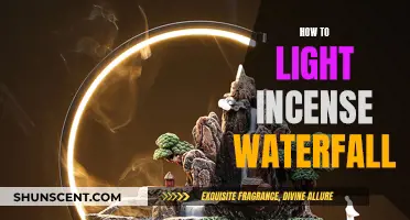Lighting Incense Waterfalls: A Step-by-Step Guide