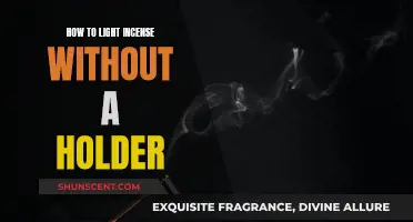 Lighting Incense Without a Holder: A Quick Guide