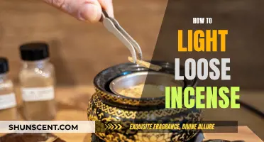 Lighting Loose Incense: A Beginner's Guide to Incense Rituals