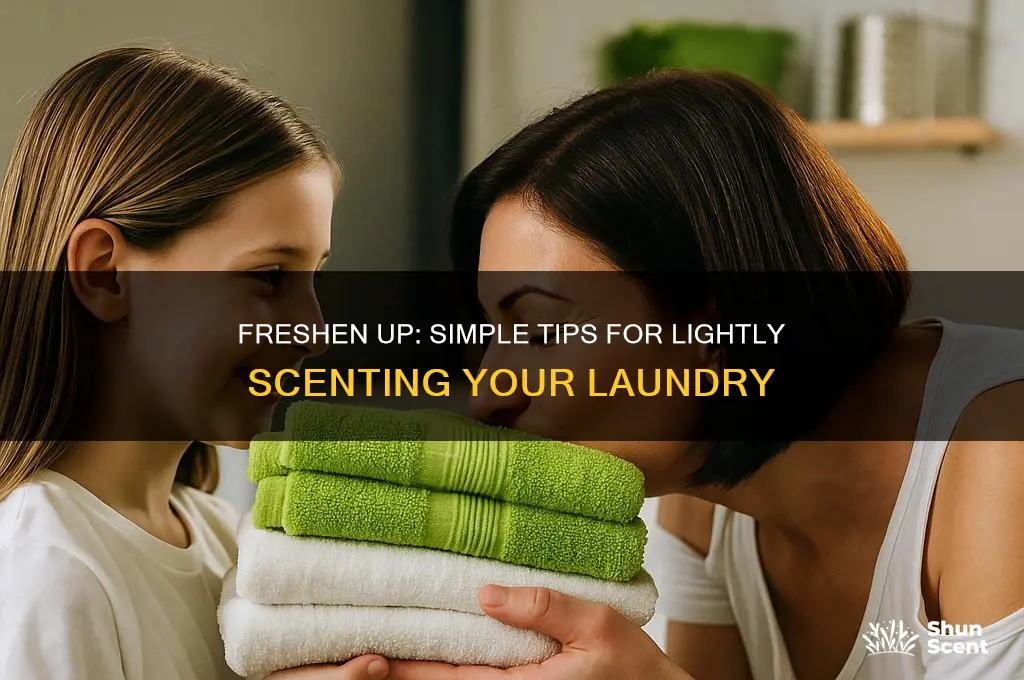 how to lightly scent laundry