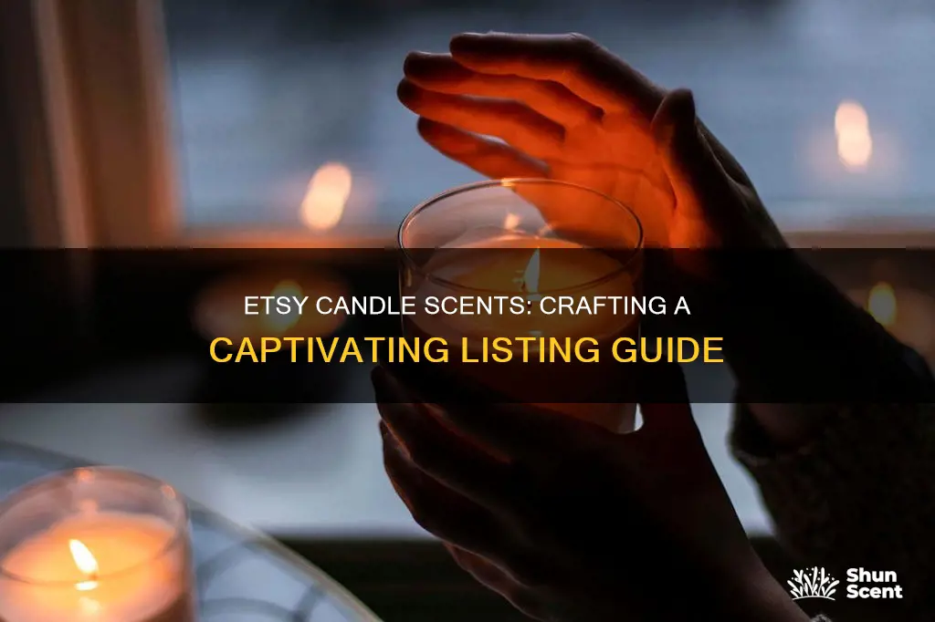 how to list candle fragrance on etsy