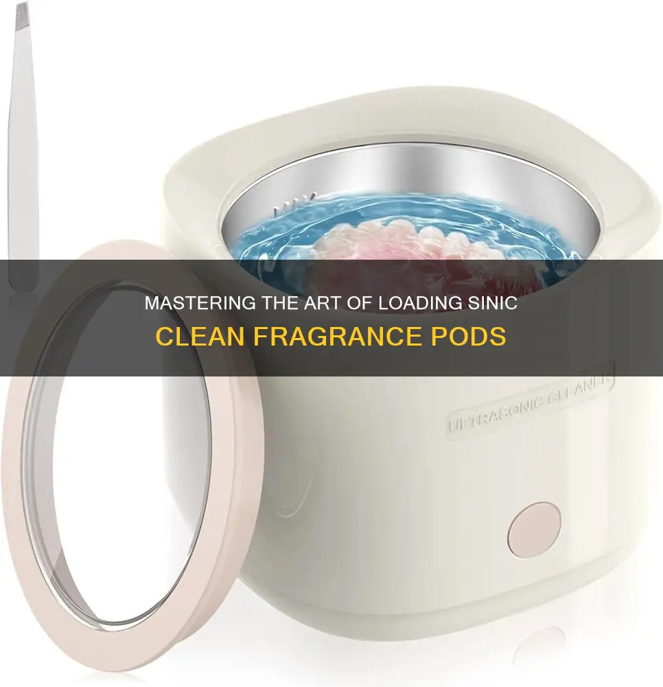 how to load sinic clean fragrance pod