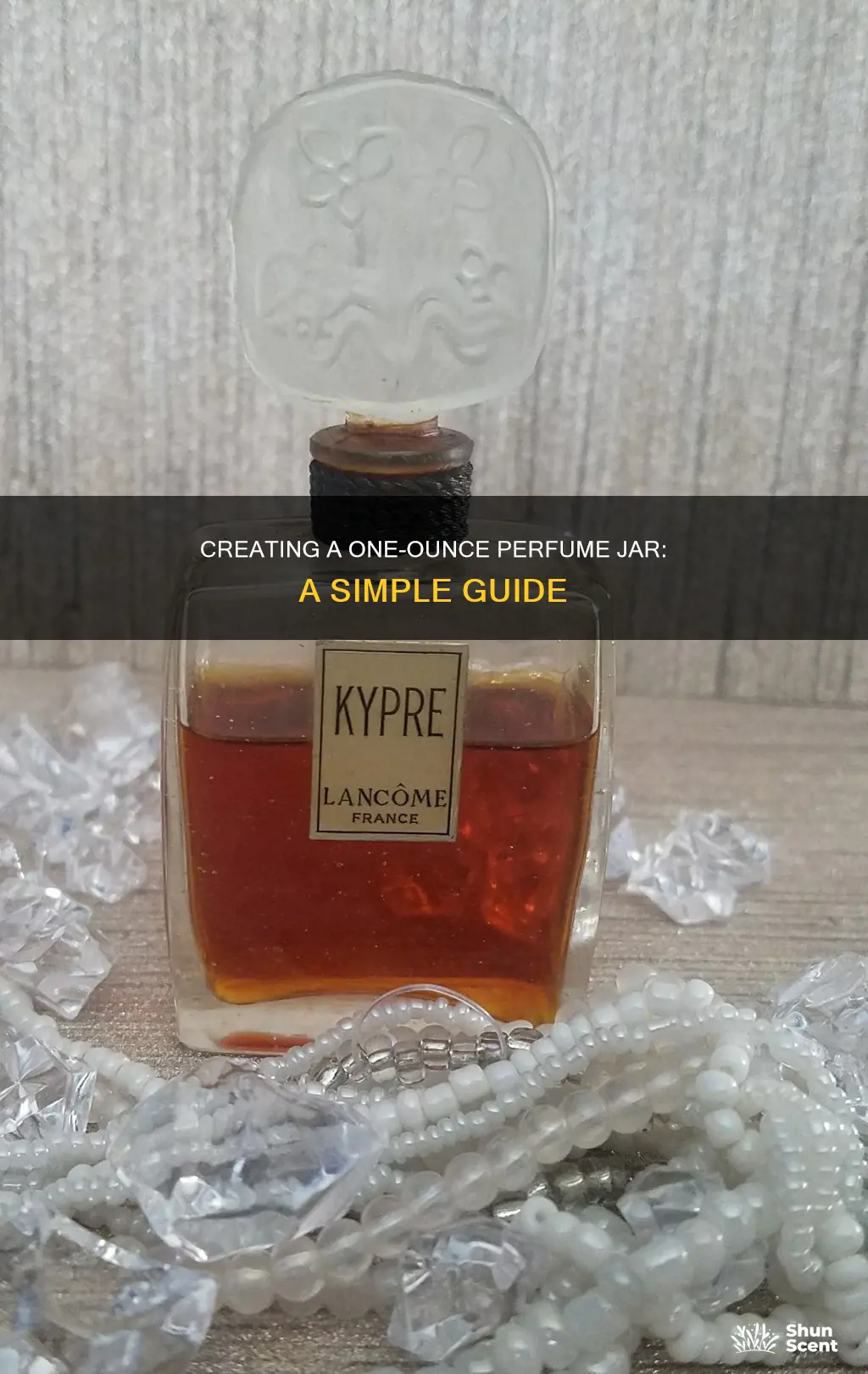 how to make a 1 ounce perfum jar