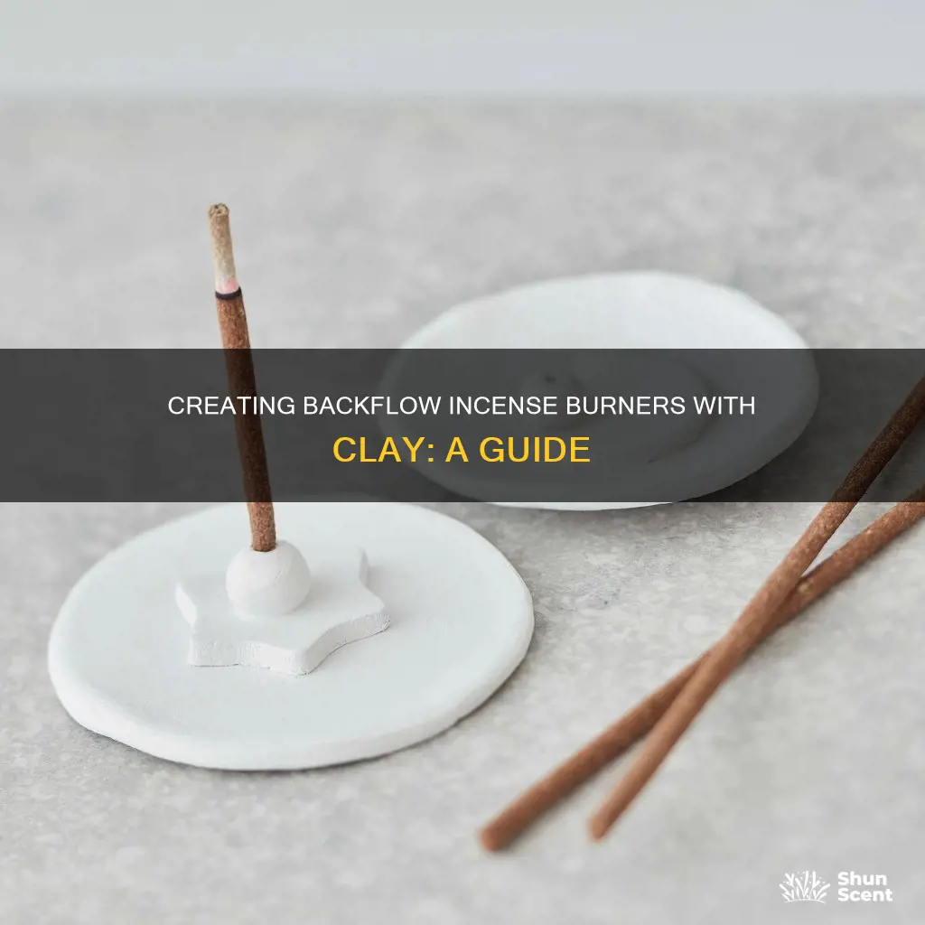 how to make a backflow incense burner out of clay
