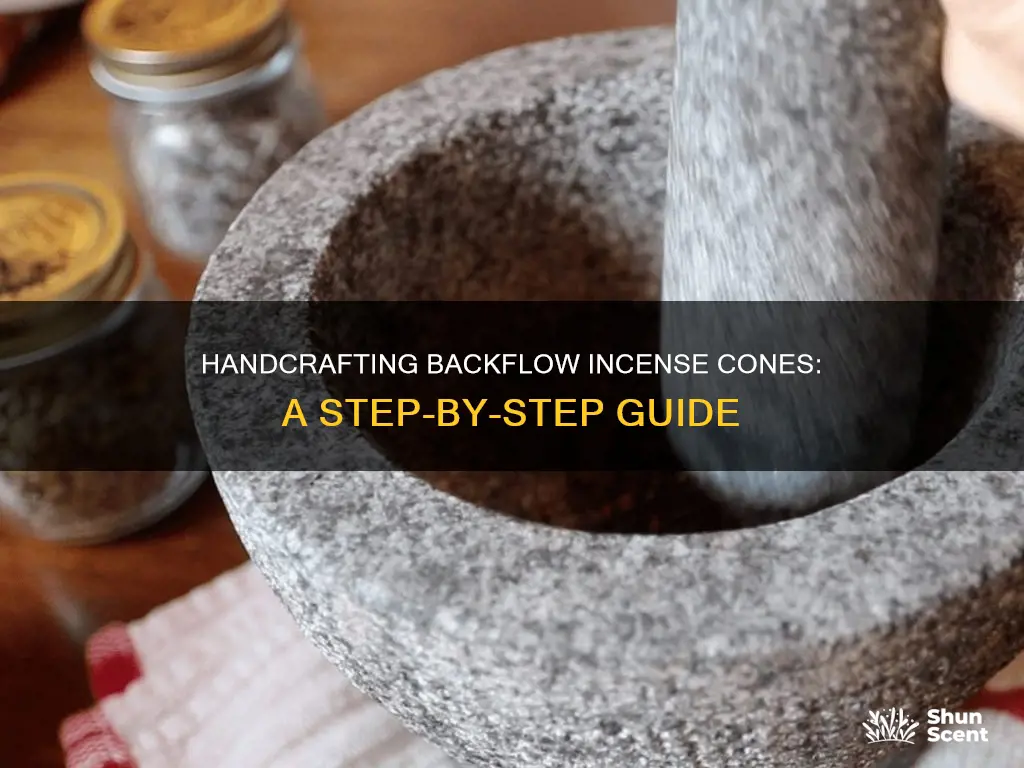 how to make a backflow incense cone