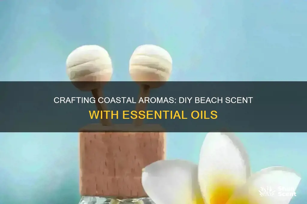 how to make a beach scent with essential oils