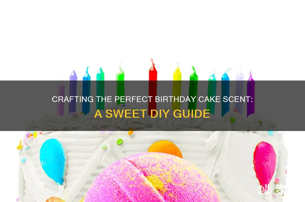how to make a birthday cake scent