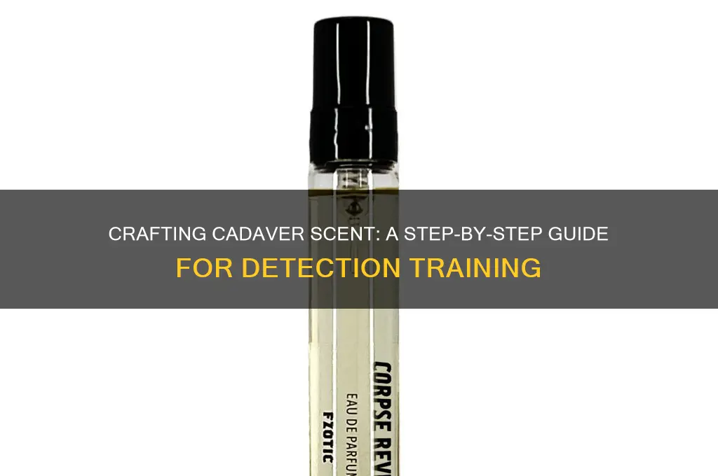 how to make a cadaver scent