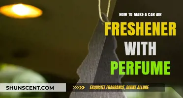 Make Your Own Car Air Freshener with Perfume