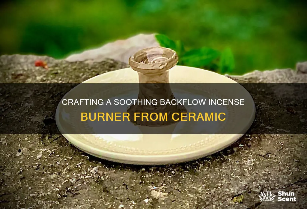 how to make a ceramic backflow incense burner