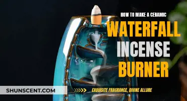 Crafting a Soothing Ceramic Waterfall Incense Burner