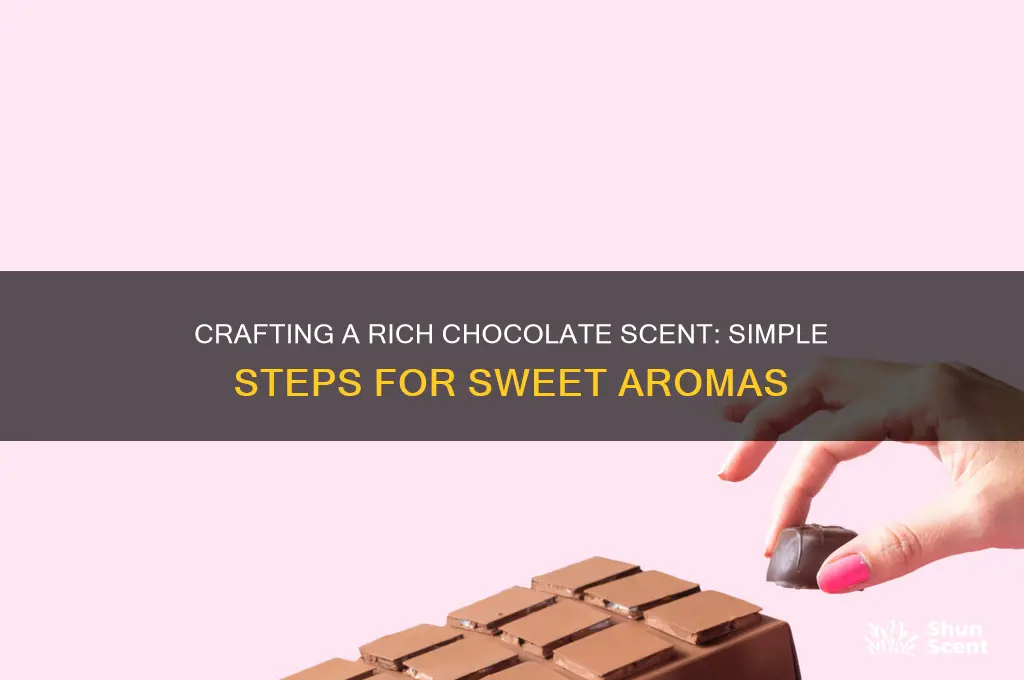 how to make a chocolate scent