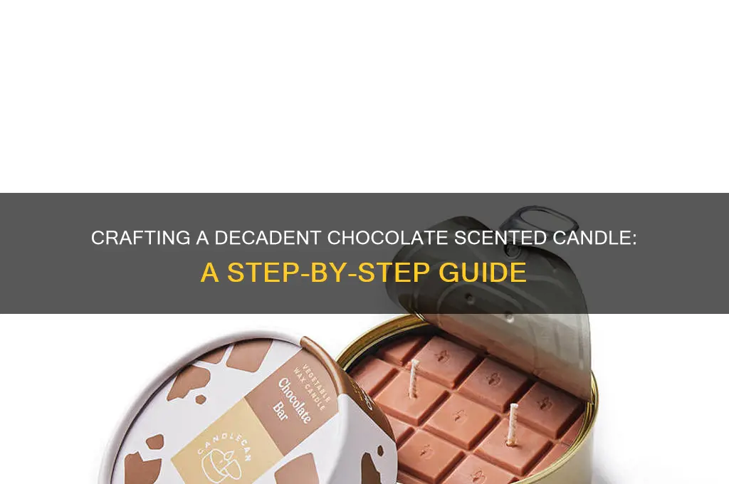 how to make a chocolate scented candle