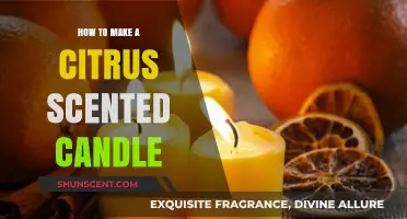 Crafting Citrus Bliss: A Step-by-Step Guide to Making Scented Candles