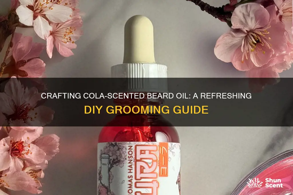 how to make a cola scented beard oil