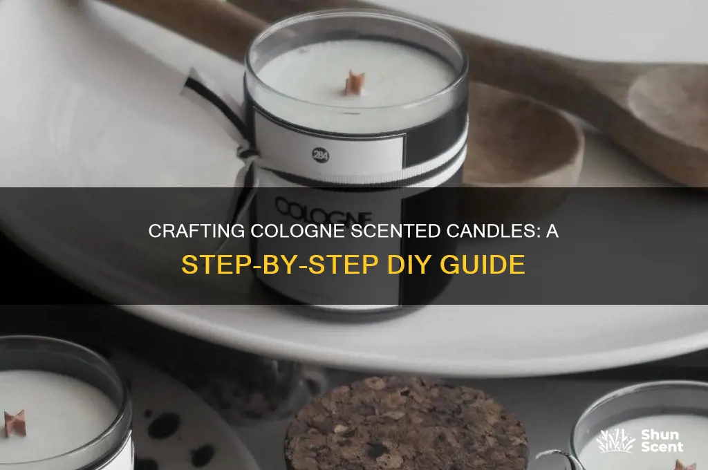how to make a cologne scented candle