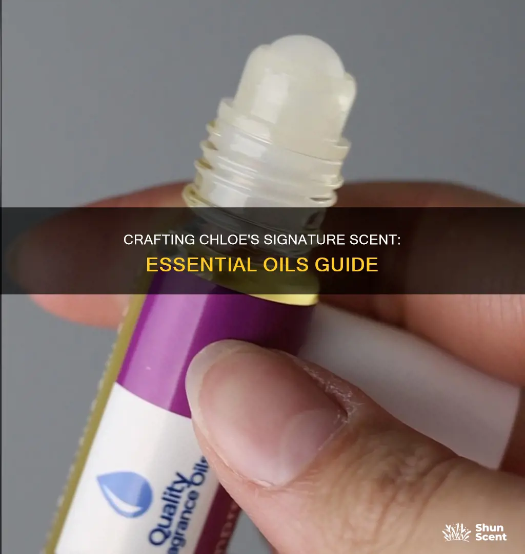 how to make a fragrance like chloe using essentialoils