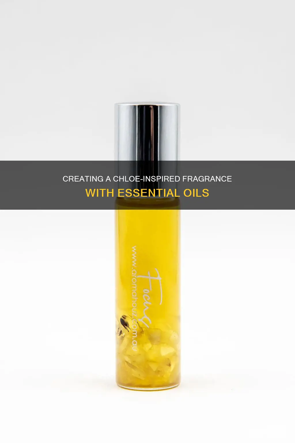 how to make a fragrance like chloe using essentialoils