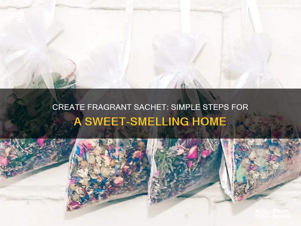 how to make a fragrance sachet