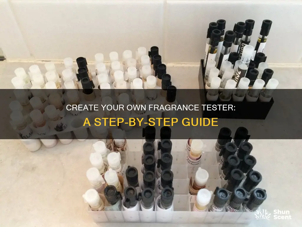 how to make a fragrance tester