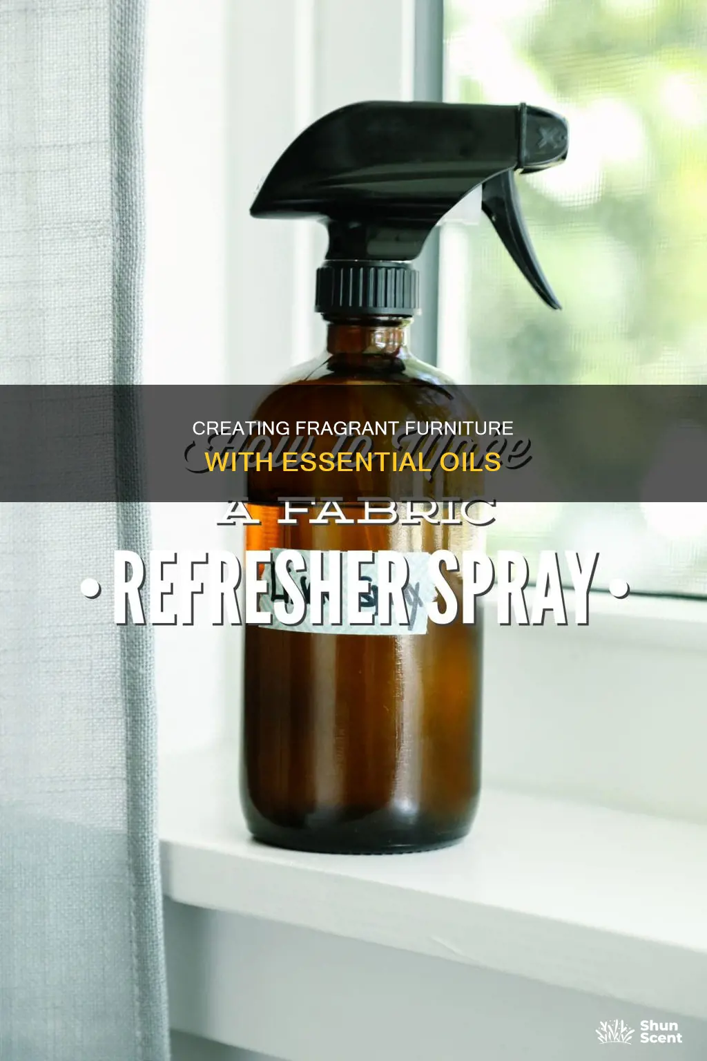 how to make a furniture fragrance with essential oils
