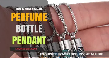 Creating a Hollow Perfume Bottle Pendant
