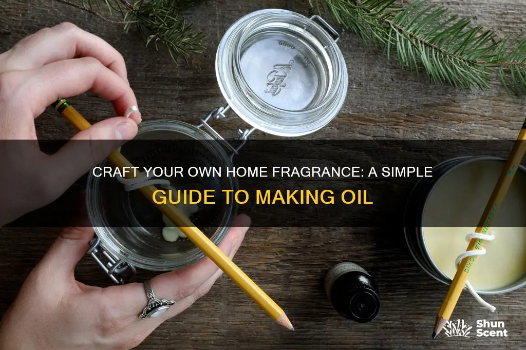 how to make a home fragrance oil