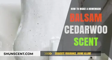 Crafting Balsam Cedarwood Scent: A Homemade Aromatic Guide