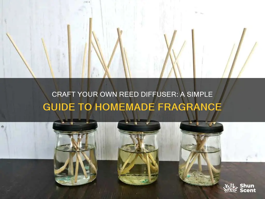 how to make a homemade reed diffuser and fragrance oil