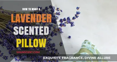 Crafting Relaxation: DIY Lavender Scented Pillow for Better Sleep
