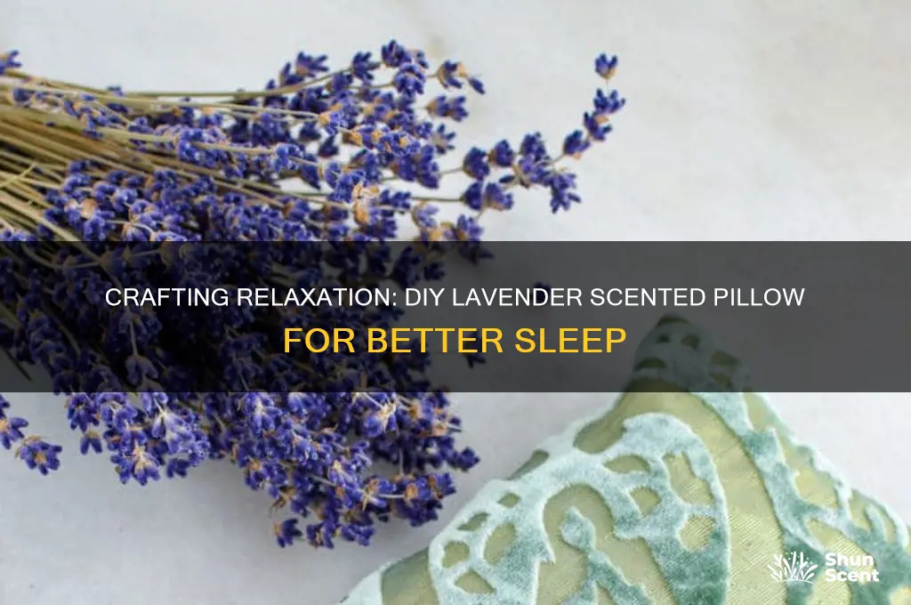 how to make a lavender scented pillow