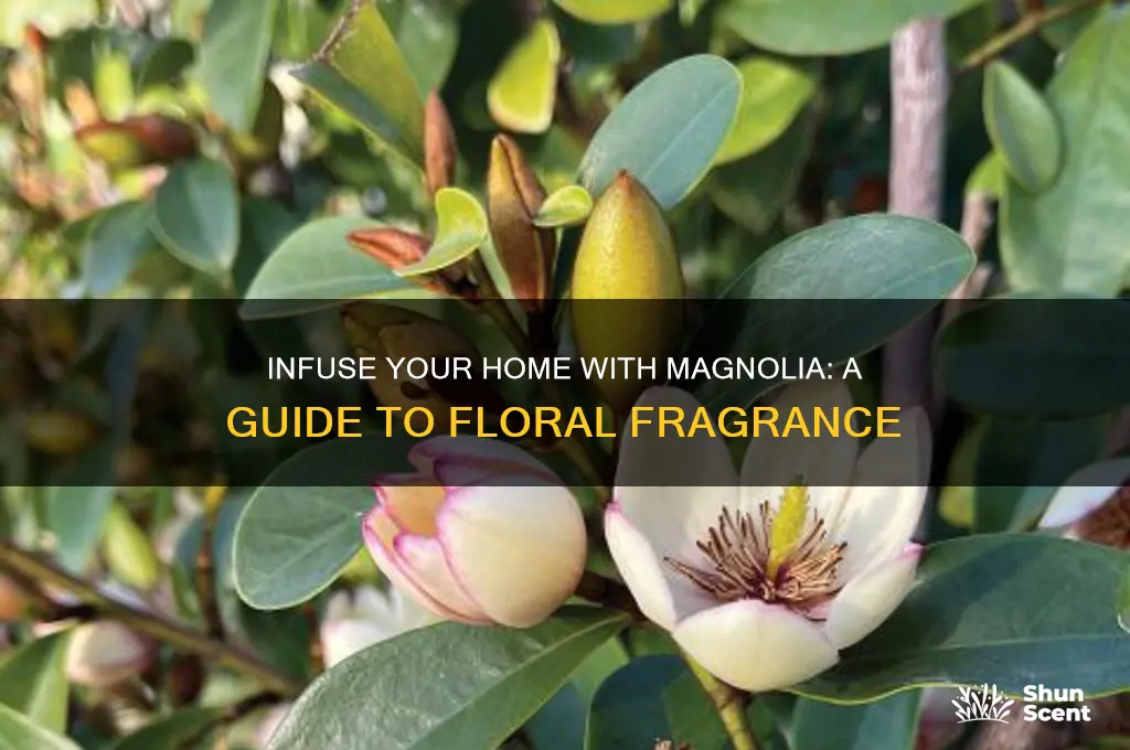 how to make a magnolia flower scent your home
