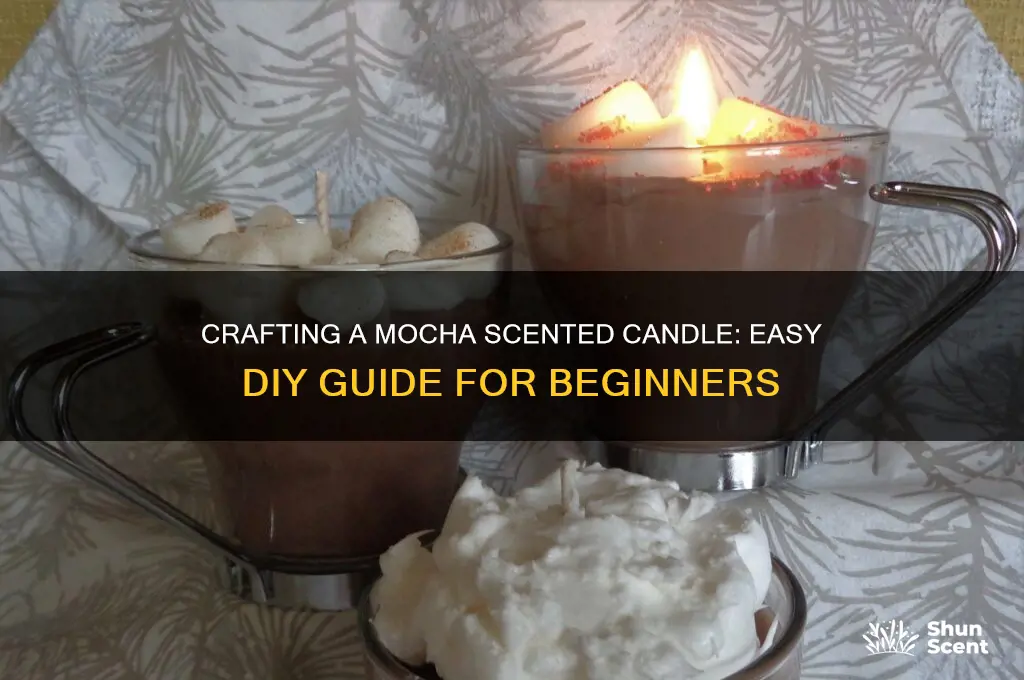 how to make a mocha scented candle