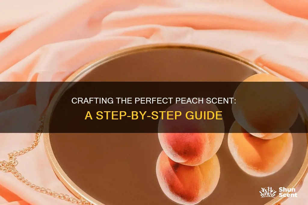 how to make a peach scent