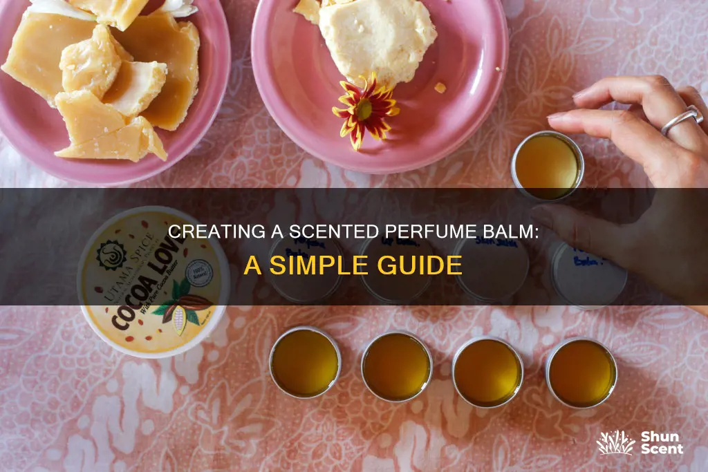 how to make a perfume balm