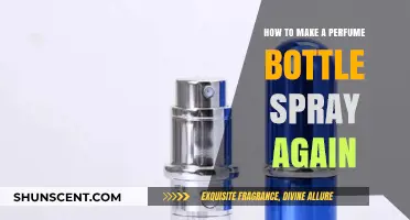 Fixing a Faulty Perfume Spray: Get Your Scent Back!