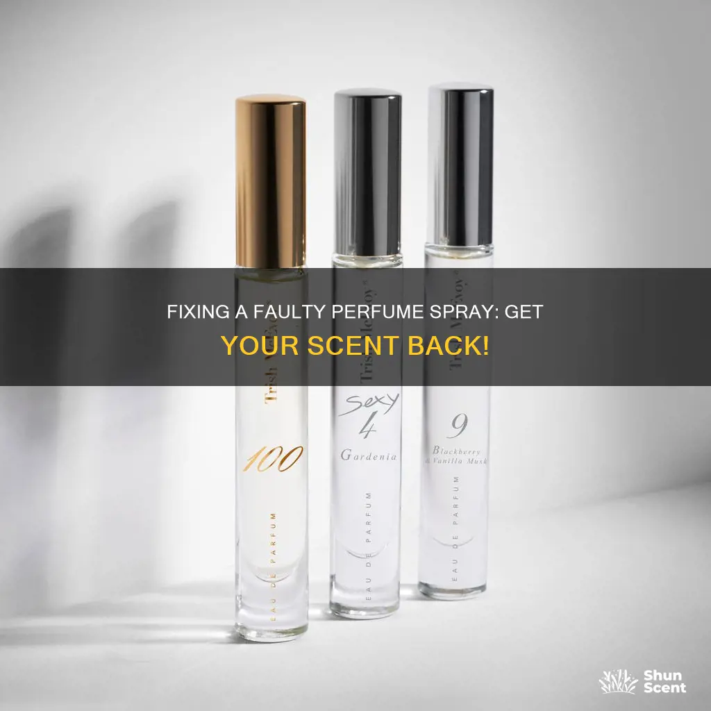 how to make a perfume bottle spray again