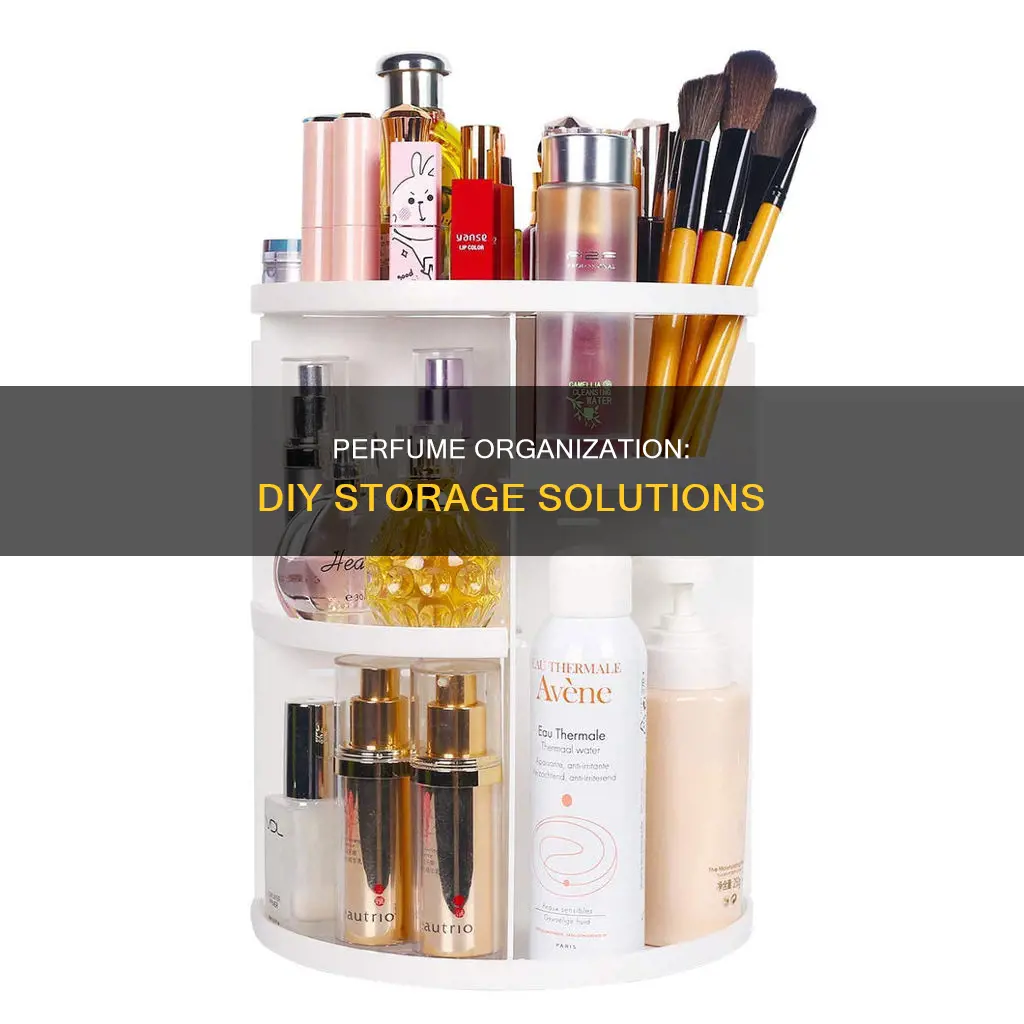 how to make a perfume organizer