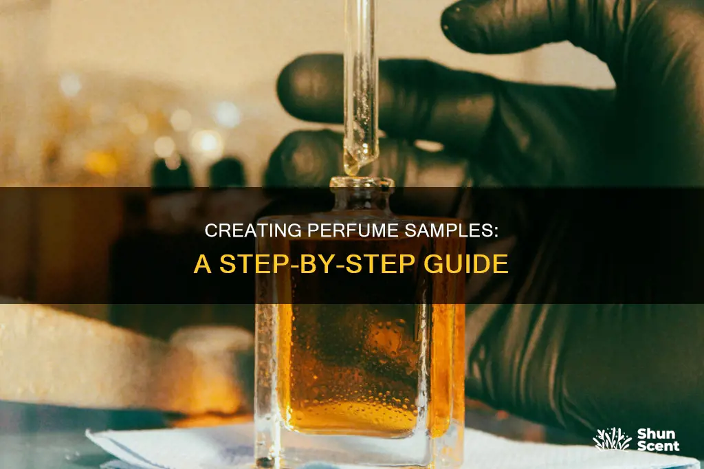 how to make a perfume sample