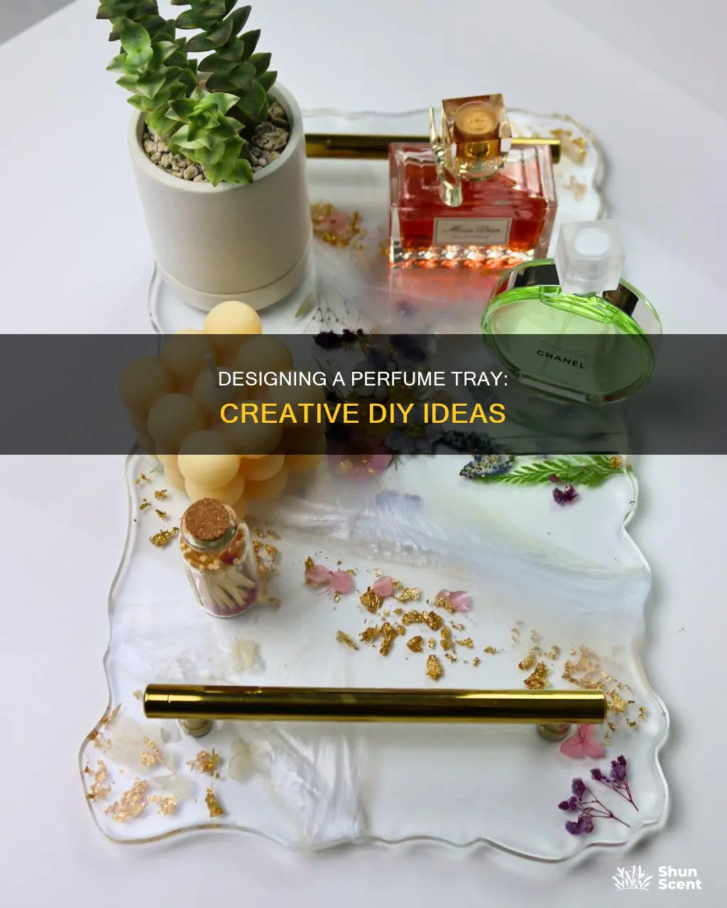 how to make a perfume tray