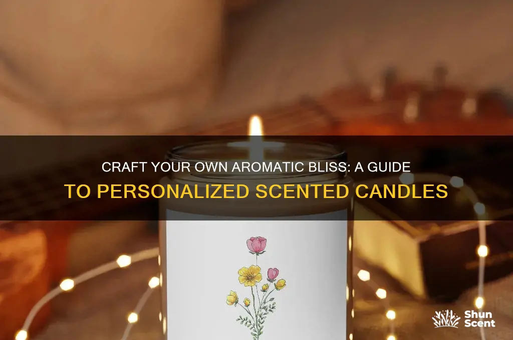 how to make a personalized scented candle