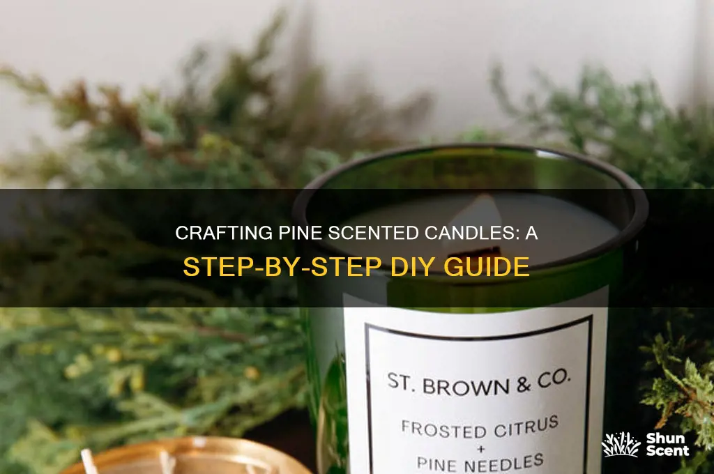 how to make a pine scented candle