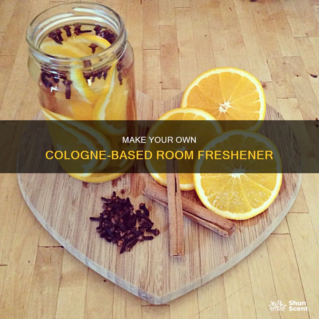 how to make a room freshener from cologne