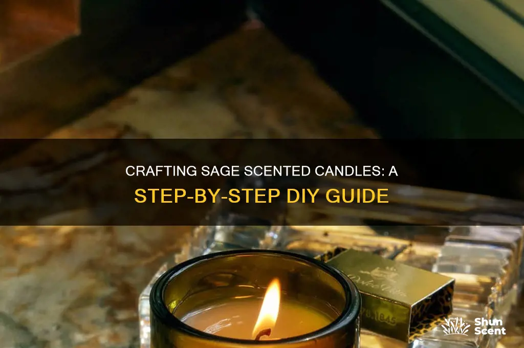 how to make a sage scented candle