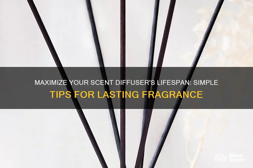 how to make a scent defuser last longer
