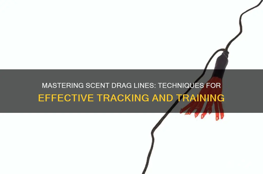how to make a scent drag line