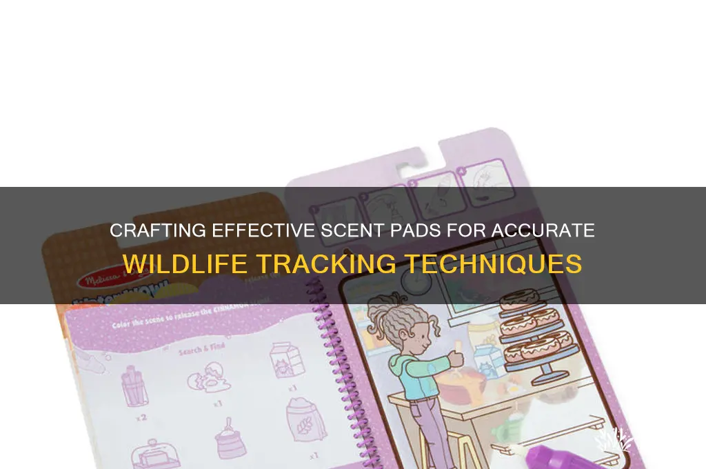 how to make a scent pad for tracking